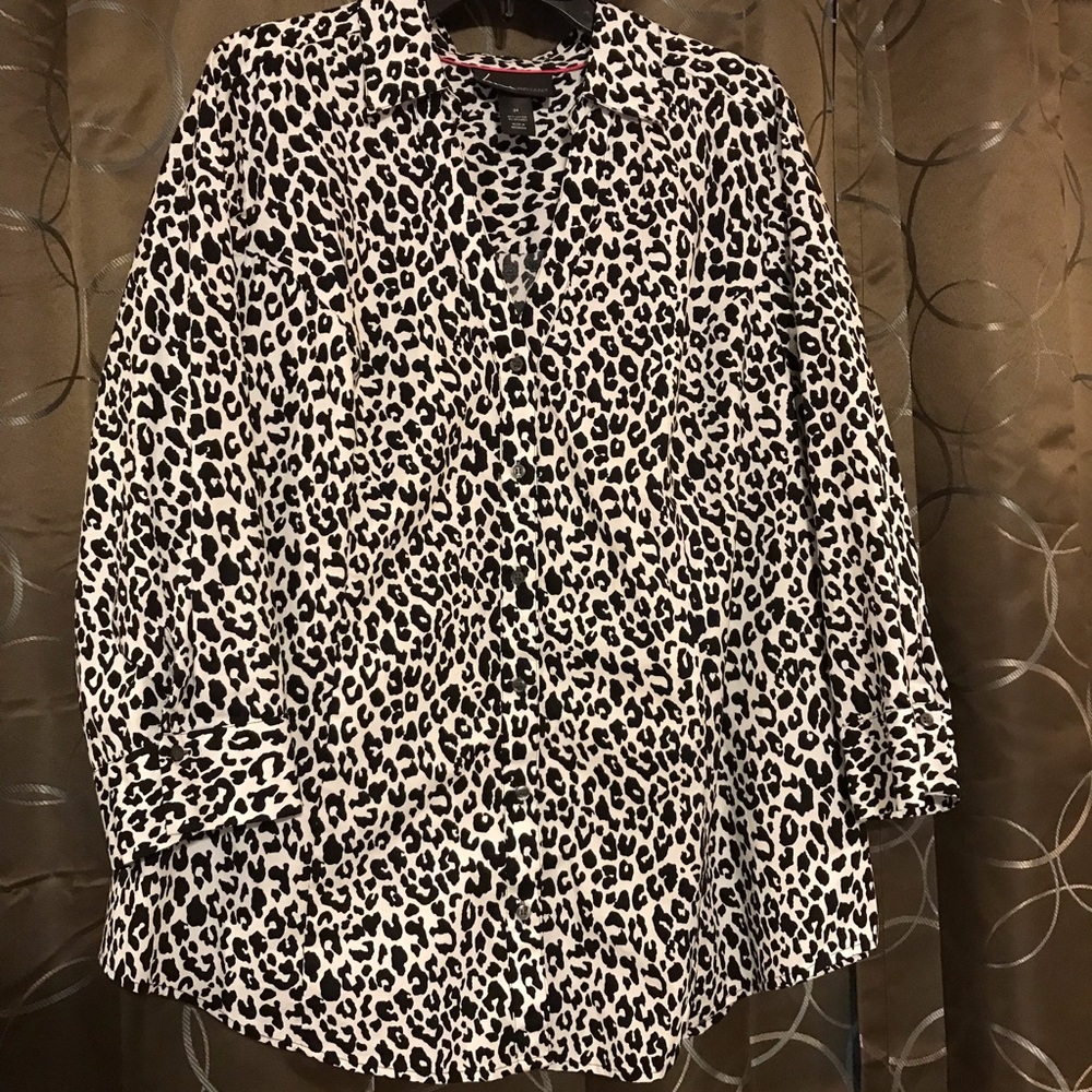 Lane Bryant pattern button down